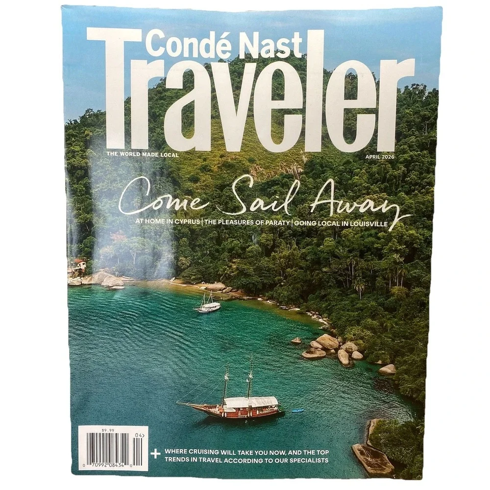 Lot of 3 Condé Nast Traveler Magazine March - May 2026 Travel Destinations